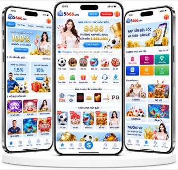 Giao diện trang chủ S666 trên điện thoại